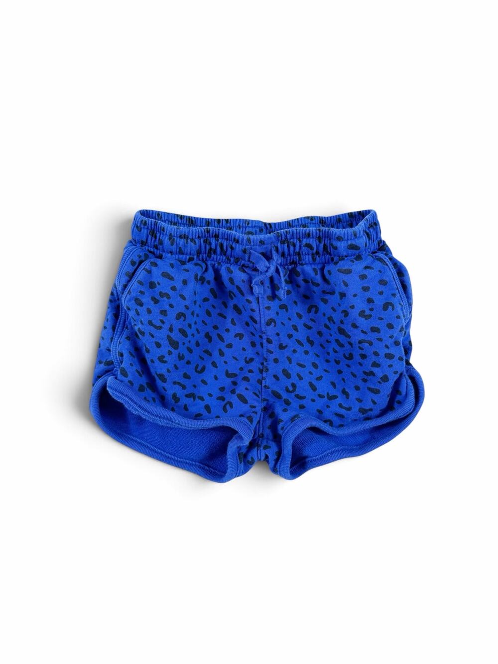 Tea Collection French Terry Leopard Print Jogger Pants Blue Size 5